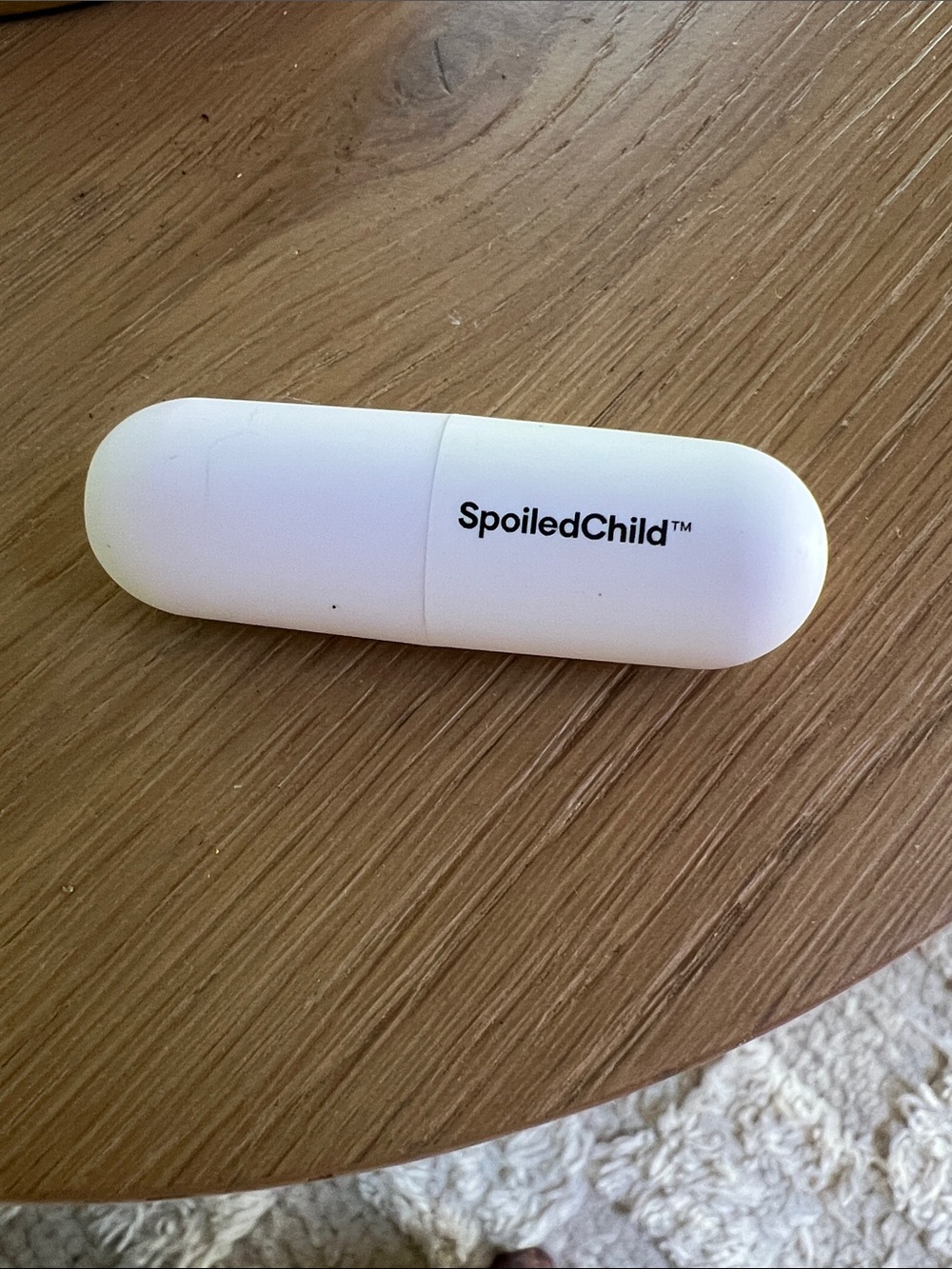SpoiledChild™ White Capsule Natural Pink Tinted Lip Balm